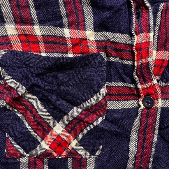 Beach lunch lounge button down short sleeve windowpane shirt - Picture 2 of 3